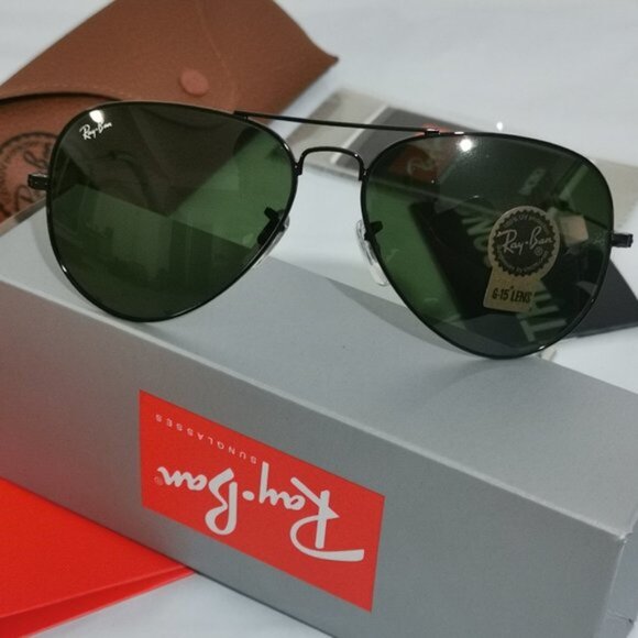 NEW Ray Ban RB3025 Aviator medium Metal - Picture 13 of 13